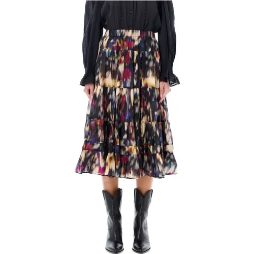 Elfa Midi Skirt , female, Sizes: S - Isabel Marant Étoile - Modalova