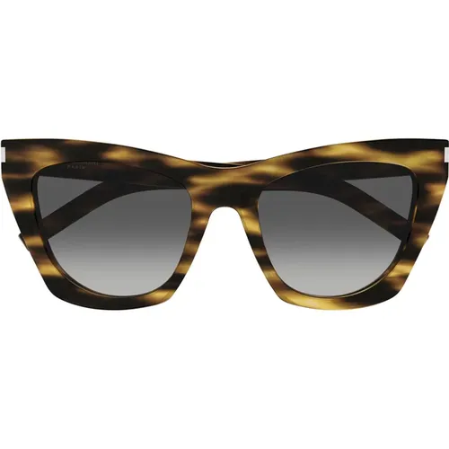 New Wave SL 214 Kate Sunglasses , female, Sizes: 55 MM - Saint Laurent - Modalova