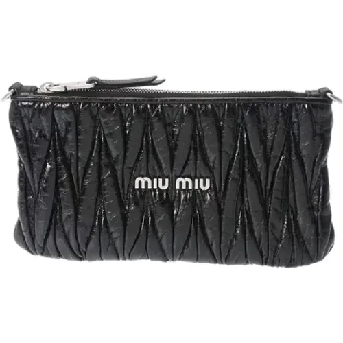 Pre-owned Leder clutches - Miu Miu Pre-owned - Modalova