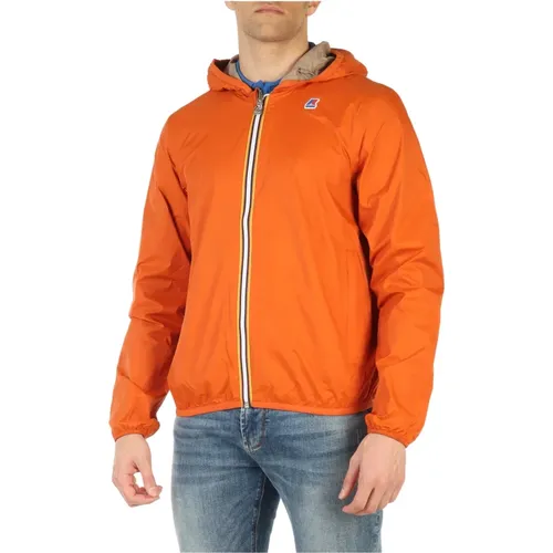Reversible Hooded Jacket , male, Sizes: 2XL - K-way - Modalova