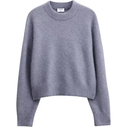 Blauer Fluffy Sweater Pullover - Filippa K - Modalova