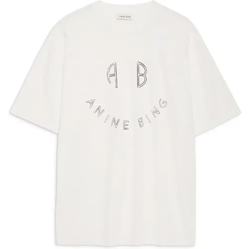 Kent Top & T-Shirt Ivory Anine Bing - Anine Bing - Modalova