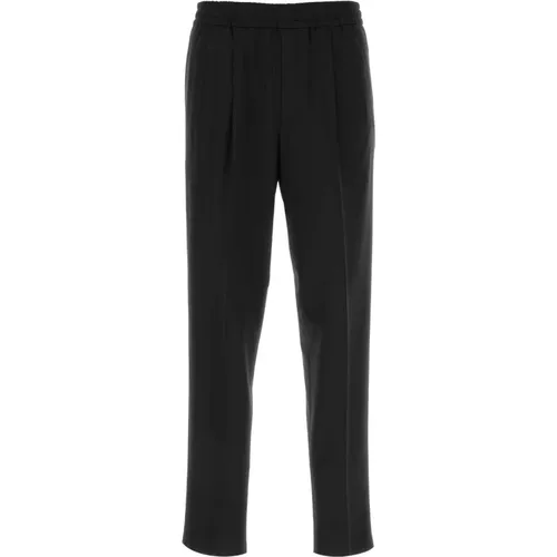 Stretch Schwarze Polyester Joggers , Herren, Größe: XL - Z Zegna - Modalova