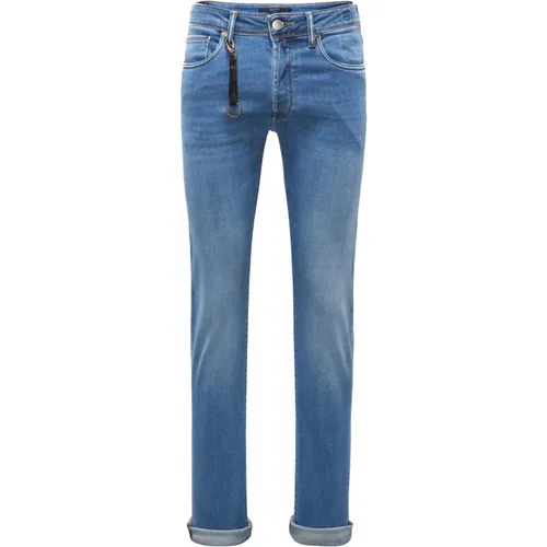 Slim-fit Jeans , Herren, Größe: W37 L34 - Incotex - Modalova