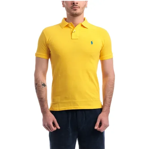 Slim Cotton Polo Shirt , male, Sizes: S, L, M, XL - Polo Ralph Lauren - Modalova