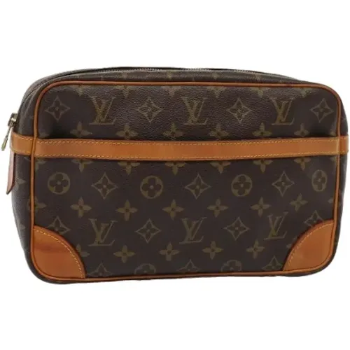 Pre-owned Canvas clutches , female, Sizes: ONE SIZE - Louis Vuitton Vintage - Modalova