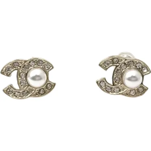 Pre-owned Pearl earrings , female, Sizes: ONE SIZE - Chanel Vintage - Modalova