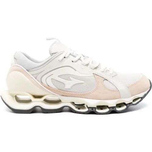 Weiße Sand Wave Prophecy Schuhe , Herren, Größe: 43 EU - Mizuno - Modalova