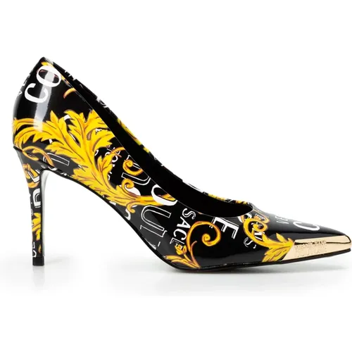 Heel Pumps - Stylish and Durable , female, Sizes: 4 UK - Versace Jeans Couture - Modalova