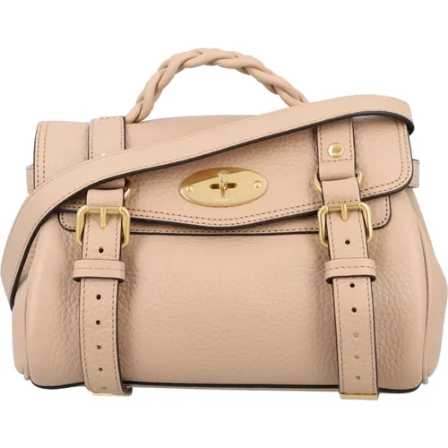 Mini Alexa Leather Shoulder Bag , female, Sizes: ONE SIZE - Mulberry - Modalova