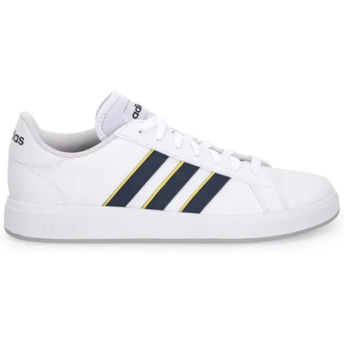 Grand Court Base 2 Sneakers for Men , male, Sizes: 6 UK, 5 1/3 UK - Adidas - Modalova