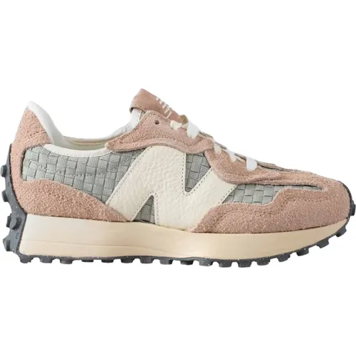 Ikonoische Leder- und Stoff Sneakers , Damen, Größe: 34 1/2 EU - New Balance - Modalova