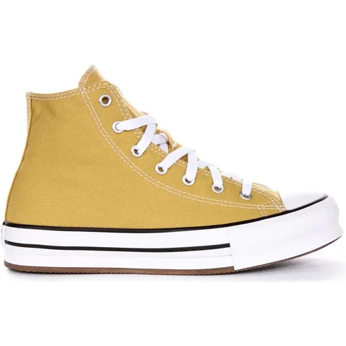 Mustard Junior Trainers Elevate Style , female, Sizes: 5 1/2 UK, 6 UK, 4 UK, 4 1/2 UK, 5 UK, 7 UK - Converse - Modalova