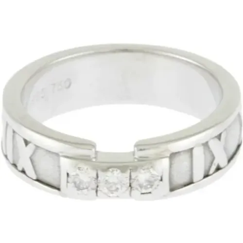 Pre-owned White Gold rings , female, Sizes: ONE SIZE - Tiffany & Co. Pre-owned - Modalova