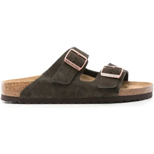 Leather Sandals , male, Sizes: 7 UK, 9 UK, 8 UK, 11 UK - Birkenstock - Modalova