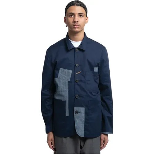 Patched Bakers Jacket , male, Sizes: L, XL - Universal Works - Modalova