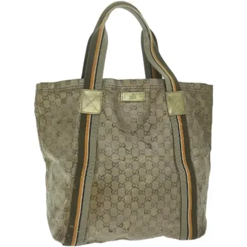 Pre-owned Canvas gucci-bags , female, Sizes: ONE SIZE - Gucci Vintage - Modalova