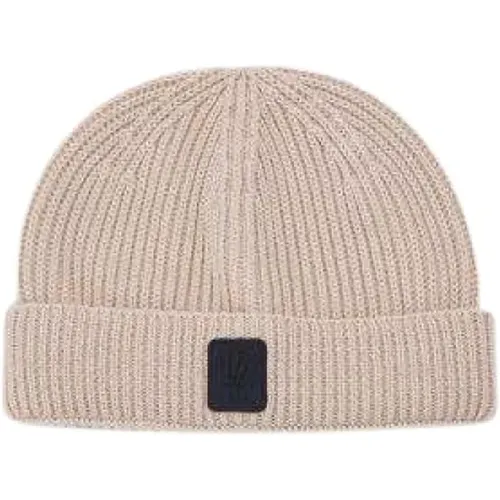 Kaschmir Fischer Beanie mit Blitzabzeichen - Neil Barrett - Modalova