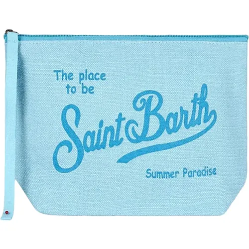 Blaue Strandtaschen für den Sommer , Damen, Größe: ONE Size - MC2 Saint Barth - Modalova