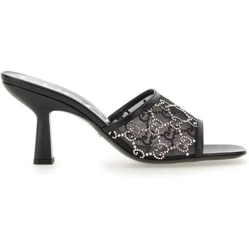 Slip-On Crystal Shoes , female, Sizes: 3 UK - Gucci - Modalova