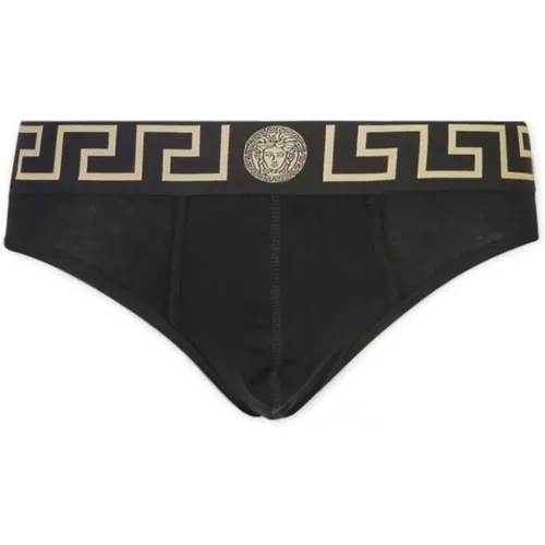 Underwear Set with Greek Border , male, Sizes: L, M - Versace - Modalova