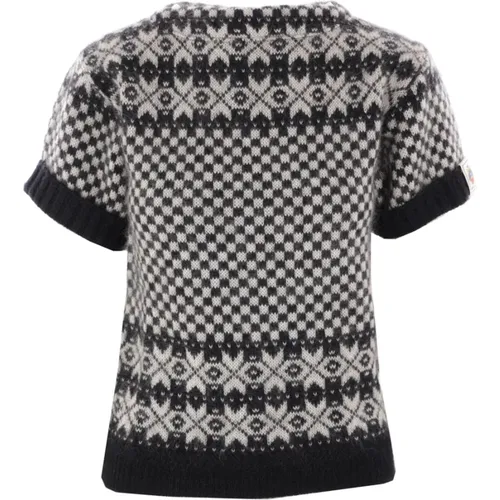 Geometrischer Strickpullover , Damen, Größe: S - Bally - Modalova