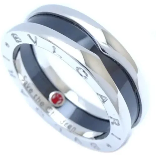 Pre-owned Silver rings , female, Sizes: ONE SIZE - Bvlgari Vintage - Modalova