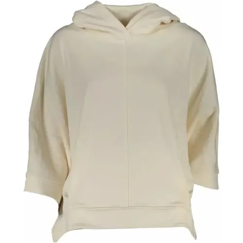 Weißer Kapuzenpullover mit Bio-Fasern , Damen, Größe: M - North Sails - Modalova