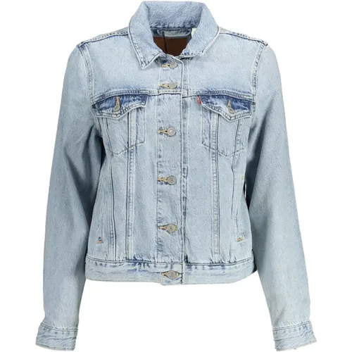 Levi's, Zeitlose hellblaue Jeansjacke , Damen, Größe: M - Levis - Modalova