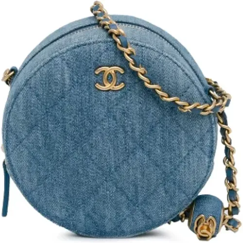 Pre-owned Denim crossbody-bags , female, Sizes: ONE SIZE - Chanel Vintage - Modalova