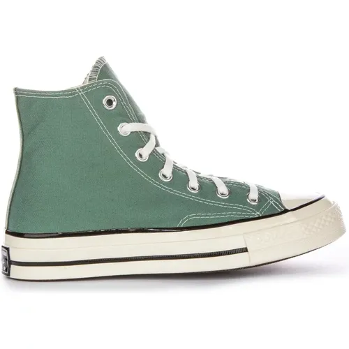 Vintage Grüne Canvas Hi-Top Sneaker , Herren, Größe: 40 EU - Converse - Modalova