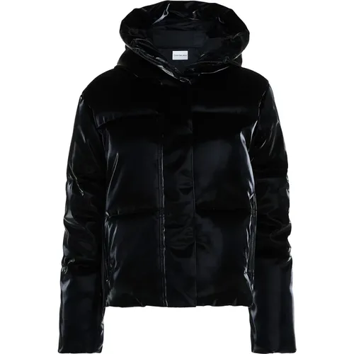 Glazed Short Puffer Jacket , female, Sizes: L - Calvin Klein - Modalova