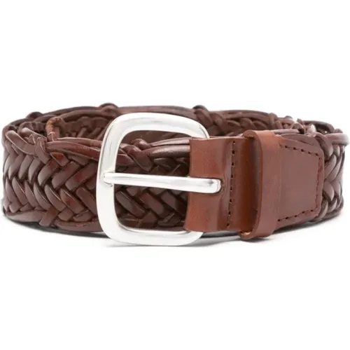 Leather Belts , male, Sizes: 105 CM, 90 CM - Orciani - Modalova