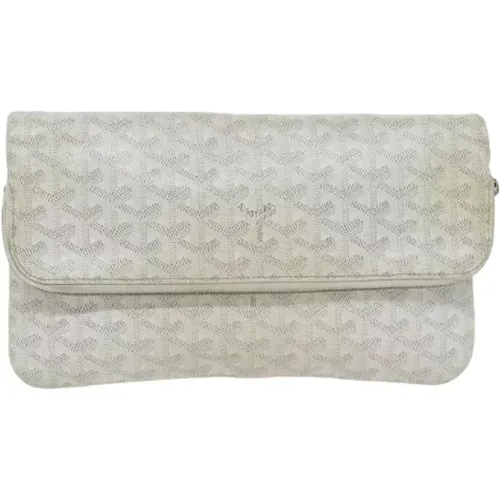 Pre-owned Canvas clutches , female, Sizes: ONE SIZE - Goyard Vintage - Modalova