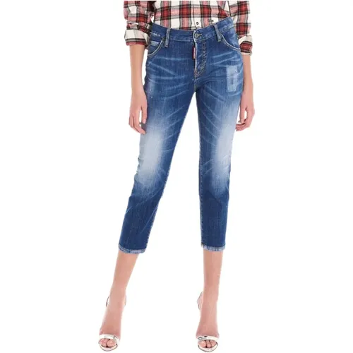 Stilvolle Cropped Jeans Dsquared2 - Dsquared2 - Modalova