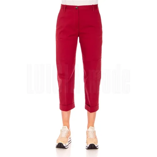 Crop Chino Pants for Women , female, Sizes: W25, W26 - Nine In The Morning - Modalova