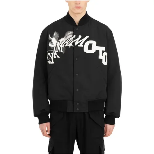 Embroidered Bomber Jacket , male, Sizes: L, S - Y-3 - Modalova