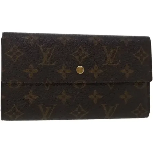 Pre-owned Canvas wallets , female, Sizes: ONE SIZE - Louis Vuitton Vintage - Modalova