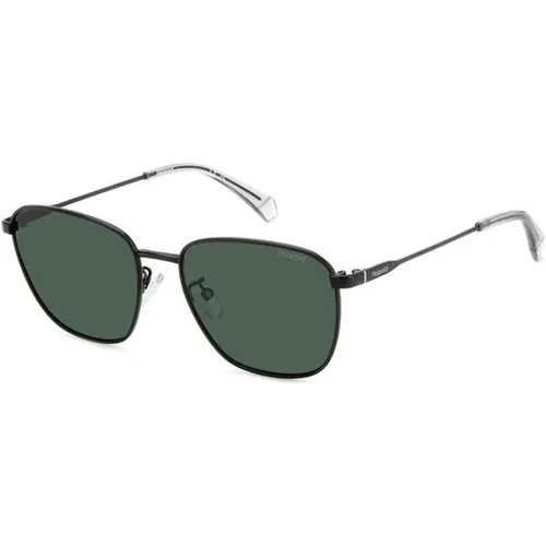 Stilvolle Herren Sonnenbrille mit Metallrahmen , Herren, Größe: 56 MM - Polaroid - Modalova