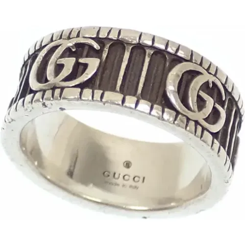 Pre-owned Silver rings , female, Sizes: ONE SIZE - Gucci Vintage - Modalova