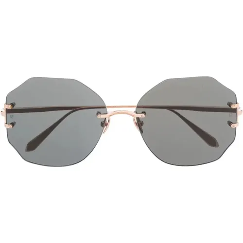 Lisette sunglass , female, Sizes: ONE SIZE - Linda Farrow - Modalova