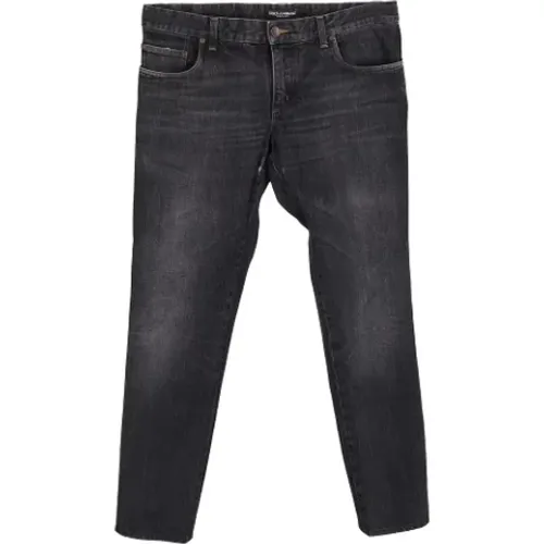 Pre-owned Cotton jeans , male, Sizes: S - Dolce & Gabbana Pre-owned - Modalova