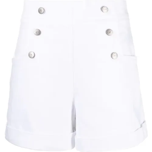 Weiße Casual Shorts für Frauen , Damen, Größe: L - P.a.r.o.s.h. - Modalova