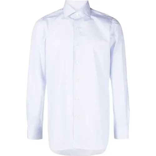 Striped shirt , male, Sizes: L, M, 3XL - Finamore - Modalova