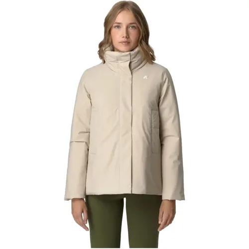 Nylon Elastan Jacke , Damen, Größe: M - K-way - Modalova