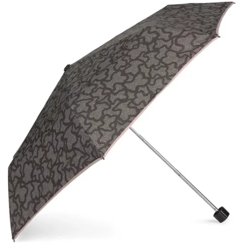 Brauner Textil-Damenregenschirm - Tous - Modalova