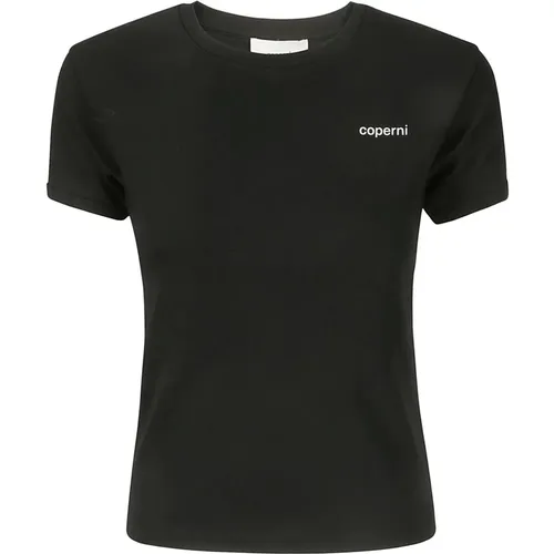 Logo Slim Fit T-Shirt , female, Sizes: S, XS, M - Coperni - Modalova