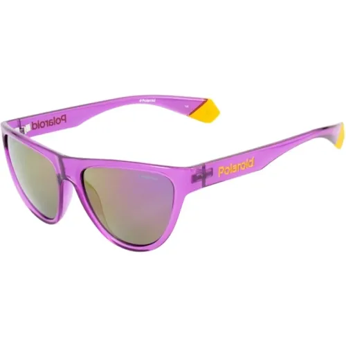 Rosa Plastik Damen Sonnenbrille - Polaroid - Modalova