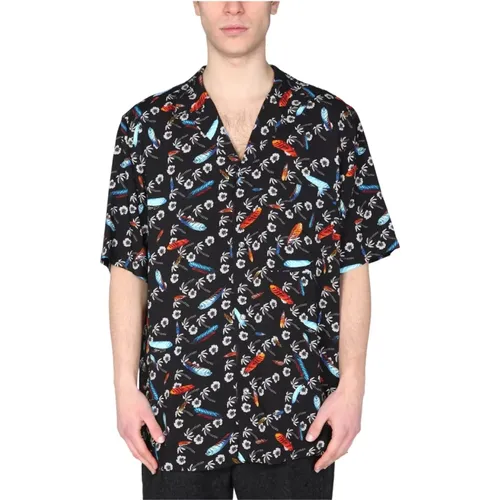 Hawaii Shirt , male, Sizes: S, M - Marcelo Burlon - Modalova