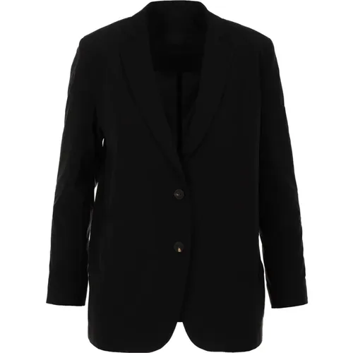 Extralight Boyfriend Blazer Schwarz , Damen, Größe: M - RRD - Modalova